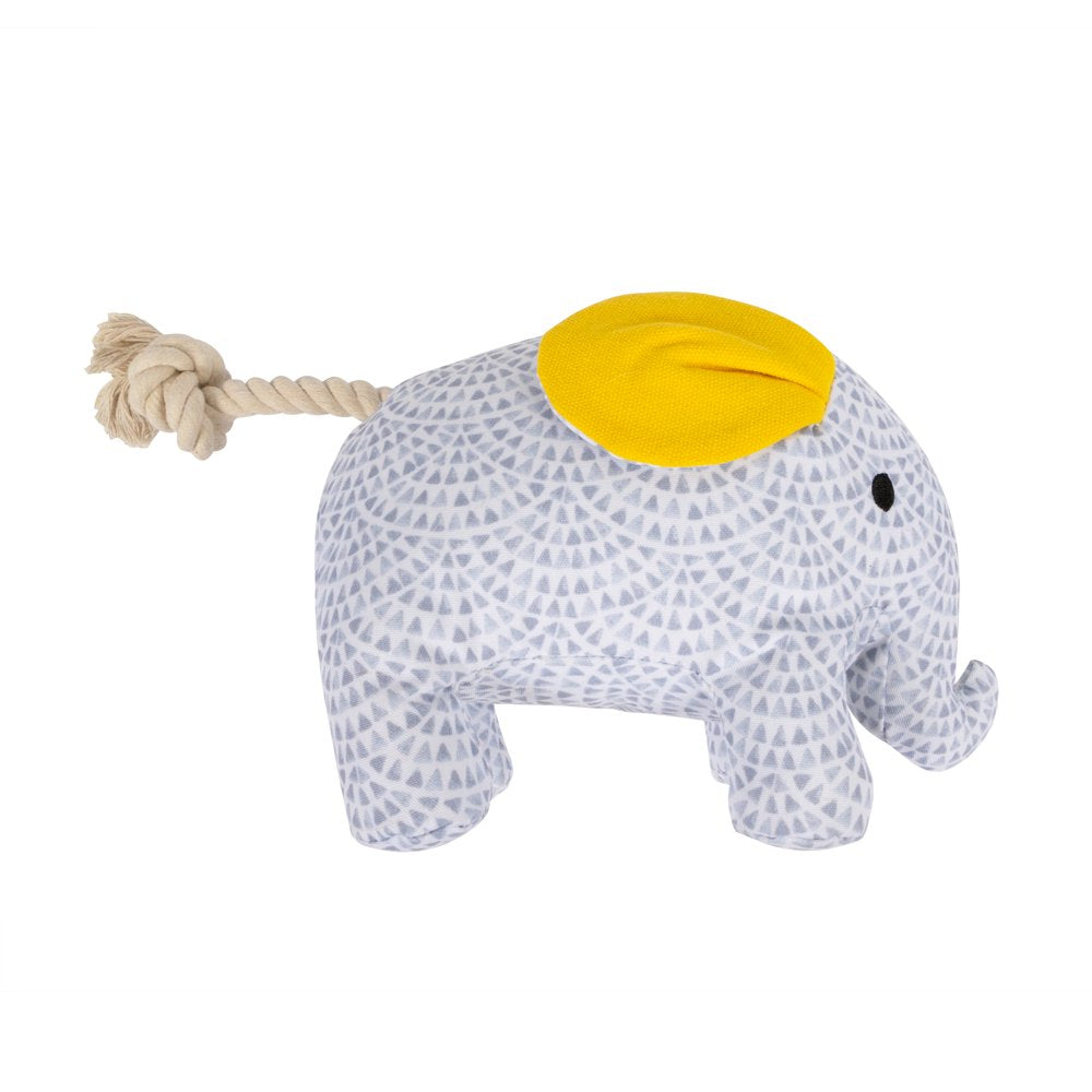 Vibrant Life Gray Elephant Plush Dog Toy