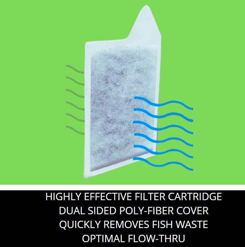 Aqua Culture 6.5-Gallon Semi-Hex Aquarium Kit Plastic with 7
