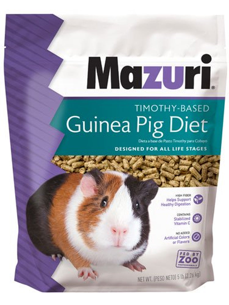 Mazuri Timothy-Based Guinea Pig Food, 5 Lbs. Animals & Pet Supplies > Pet Supplies > Small Animal Supplies > Small Animal Food Mazuri   