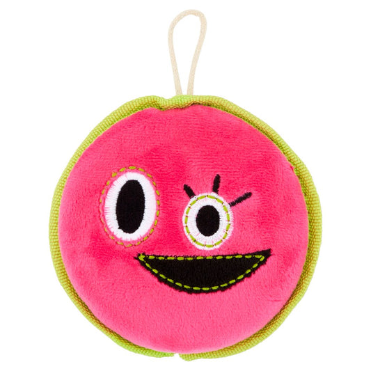 Vibrant Life Fetch Buddy Happy Face Disc Dog Toy, Character May Vary, Chew Level 3
