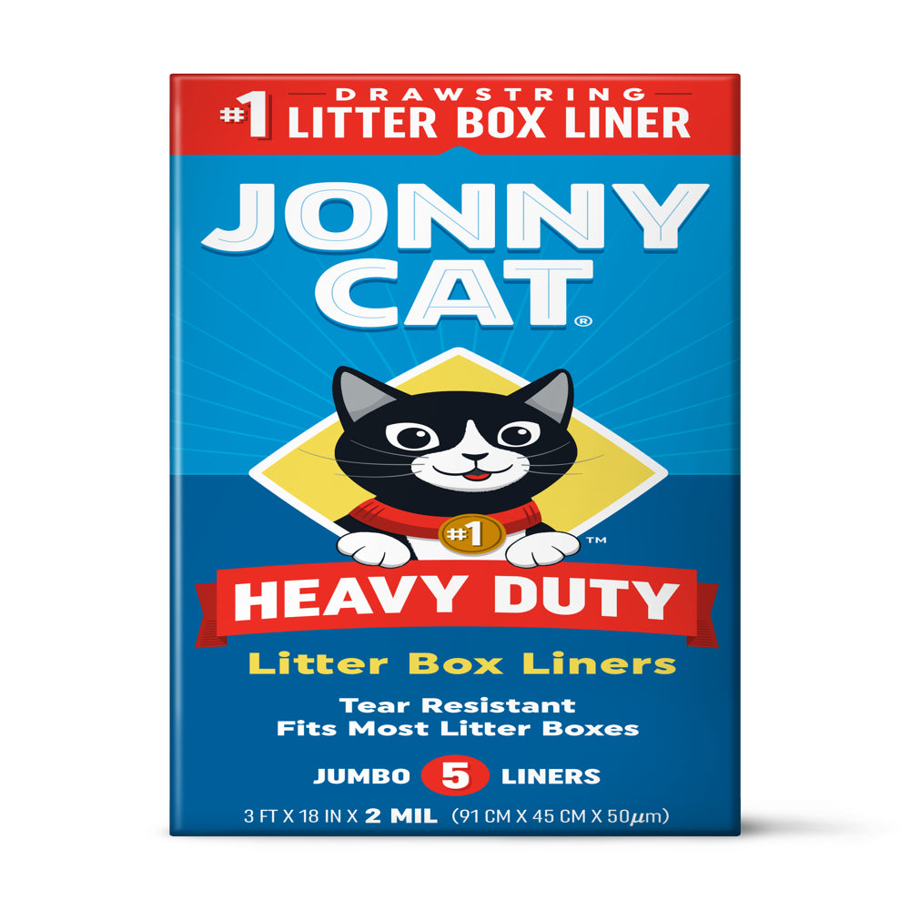Jonny Cat Heavy Duty Jumbo Cat Litter Box Liners, 5 Count Animals & Pet Supplies > Pet Supplies > Cat Supplies > Cat Litter Box Liners Oil-Dri Corporation of America   