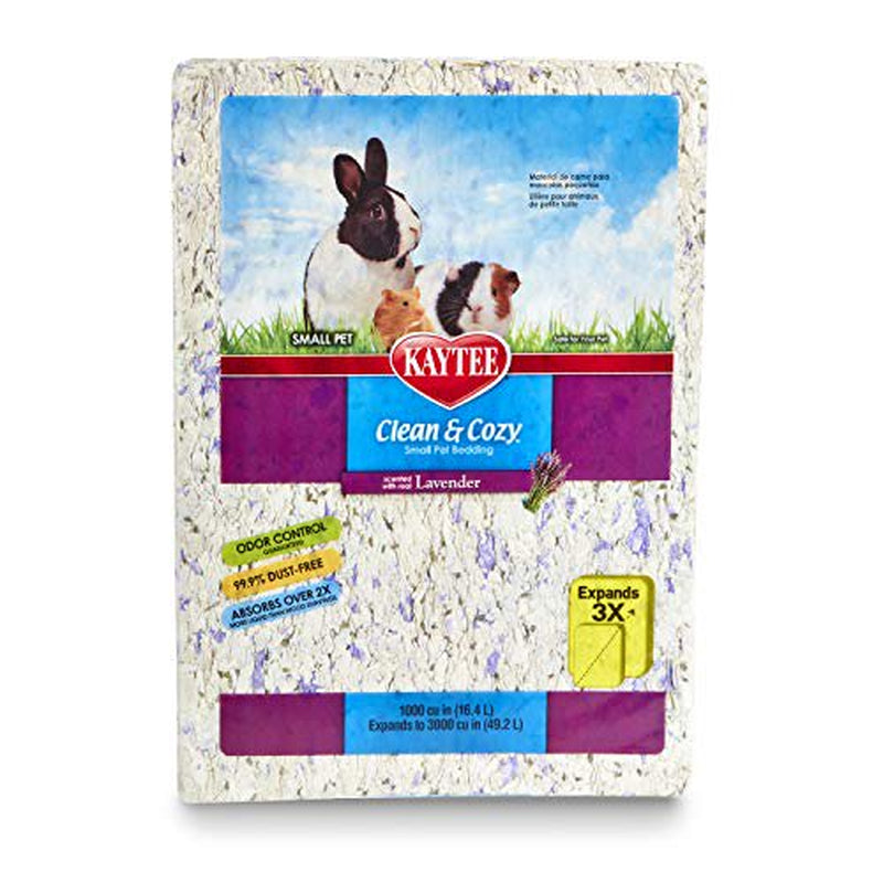 Kaytee Clean & Cozy Lavender Small Animal Pet Bedding 49.2 Liters Animals & Pet Supplies > Pet Supplies > Small Animal Supplies > Small Animal Bedding Kaytee   