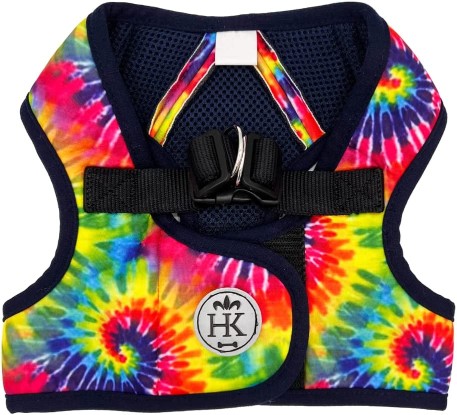 H&K Hudson Harness | Red (Extra-Small) | Easy Control Step-In Mesh Vest Harness for Dogs with Reflective Strips for Safety | Walking, Training Harness for Dogs Animals & Pet Supplies > Pet Supplies > Dog Supplies > Dog Apparel Huxley & Kent Woodstock Tie Dye Extra-Large 