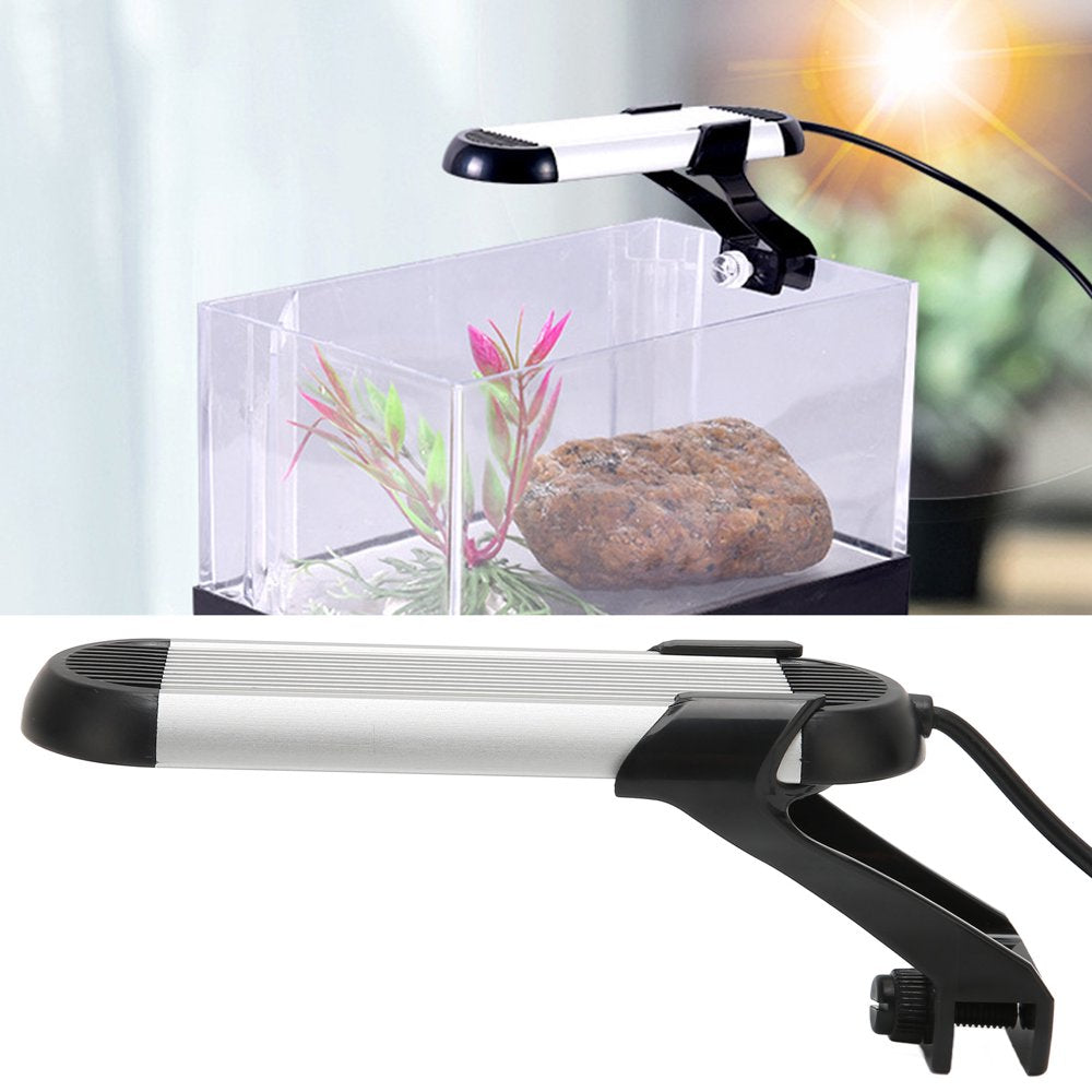 Aquarium Clip Lamp, Aquarium Light Full Spectrum 6W Energy Saving for Aquarium Breeding Animals & Pet Supplies > Pet Supplies > Fish Supplies > Aquarium Lighting LHCER   