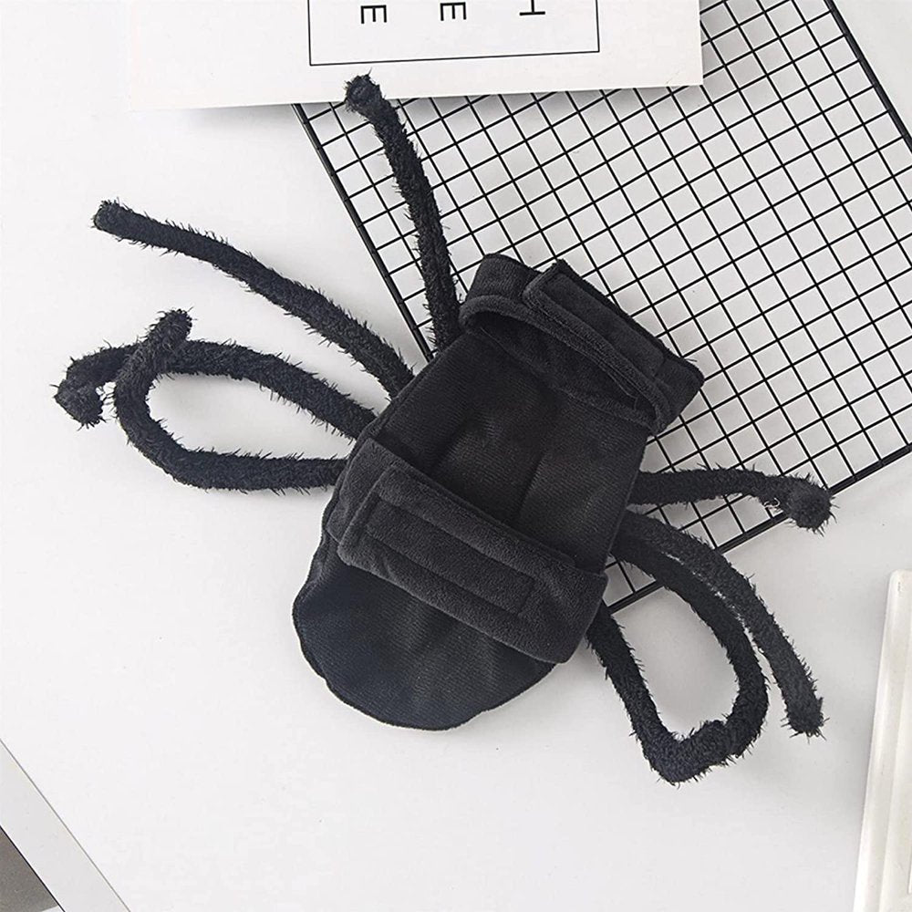 Dog Halloween Costumes- Dogs Cats Spider Costume for Halloween Party, Pets Spider Cosplay Costumes Dress up Apparel Accessories for Medium Small Dogs Cats Puppy, Size S/M/L/XL/XXL Animals & Pet Supplies > Pet Supplies > Cat Supplies > Cat Apparel Petmoko   