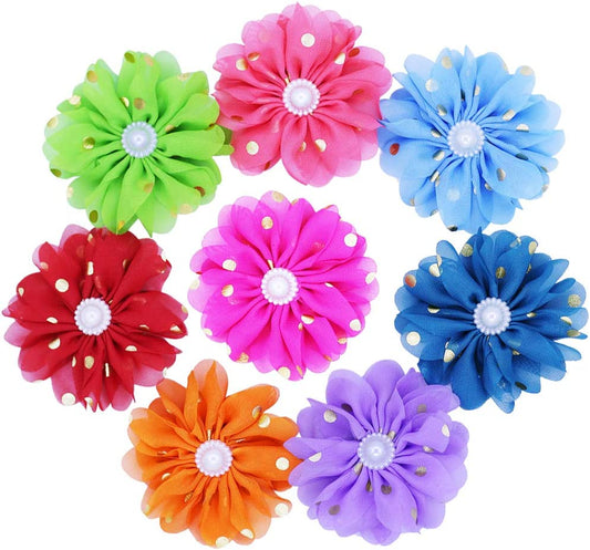 PRUNS Dog Flowers Collar Pet Charms Flower Collars Accessories Cat Puppy Collars Bowtie Grooming Decoration Animals & Pet Supplies > Pet Supplies > Dog Supplies > Dog Apparel PRUNS   