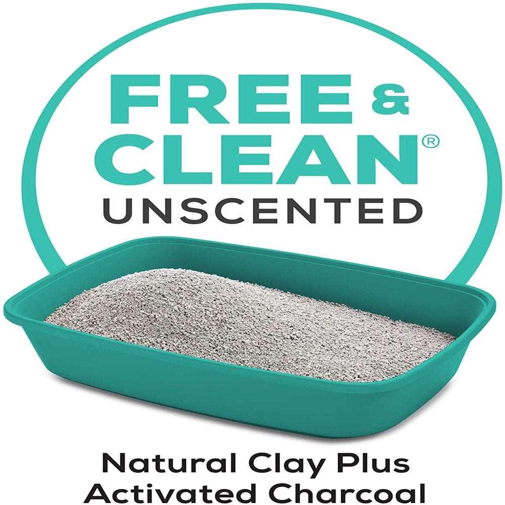 Purina Tidy Cats Clumping Cat Litter, Free & Clean Unscented Multi Cat Litter - 40 Lb. Box Animals & Pet Supplies > Pet Supplies > Cat Supplies > Cat Litter Tidy Cats   