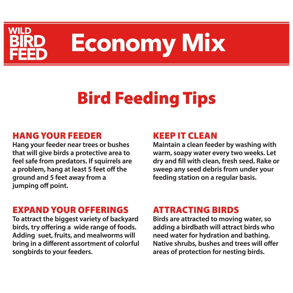Economy Mix Wild Bird Feed, Bird Food, New, 10 Lb. Bag Animals & Pet Supplies > Pet Supplies > Bird Supplies > Bird Food Global Harvest Foods Ltd.   