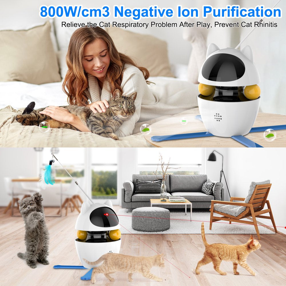 Cornmi Automatic Cat Toys Interactive for Indoor Cats,4 in 1 Cat Interactive Toys with Cat Feather Toy,Cat Ball Toy,Cats Light Toy,Usb Rechargeable Animals & Pet Supplies > Pet Supplies > Cat Supplies > Cat Toys Shenzhen tonghua weiye technology co., LTD   