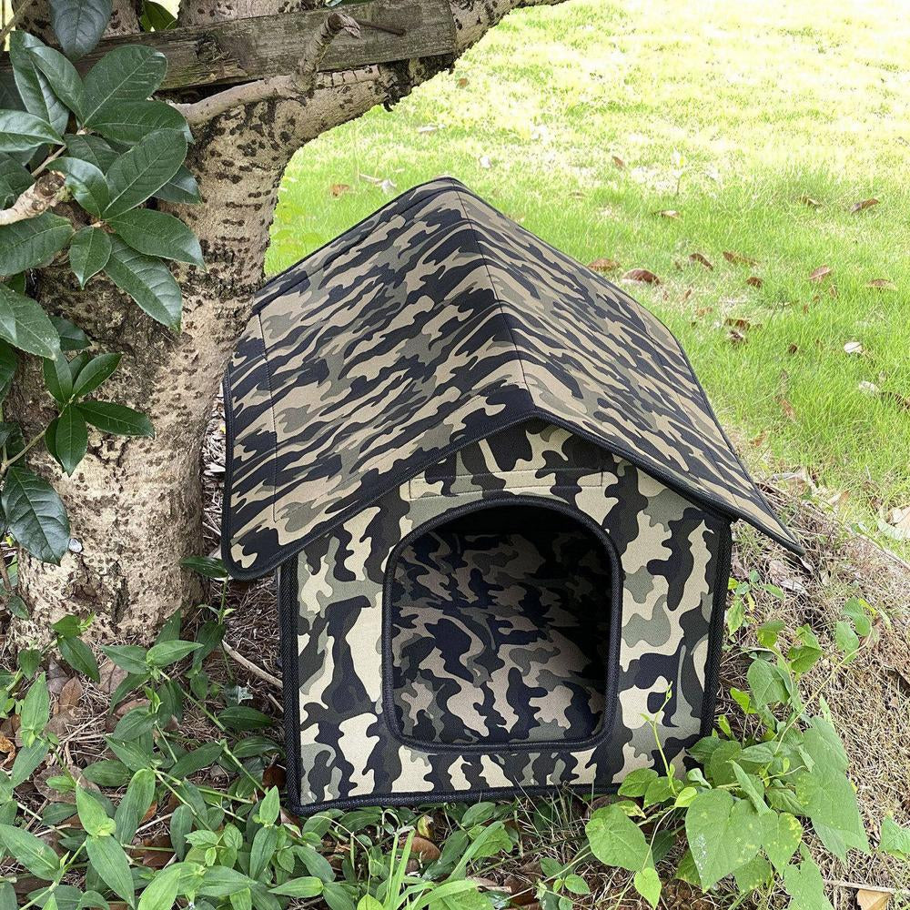 Cat Shelter Dog House Pet Cage Outdoor Waterproof Cat Villa Tent