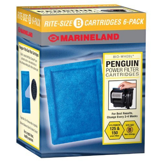 Marineland Penguin Power Filter Cartridge Rite-Size B, 6 Count, Replacement Cartridge for Aquarium Filtration Animals & Pet Supplies > Pet Supplies > Fish Supplies > Aquarium Filters Spectrum Brands   