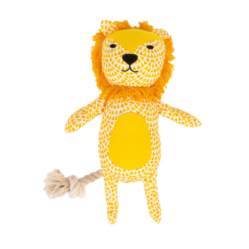 Vibrant Life Yellow Lion Plush Dog Toy Animals & Pet Supplies > Pet Supplies > Dog Supplies > Dog Toys Mission Pets   