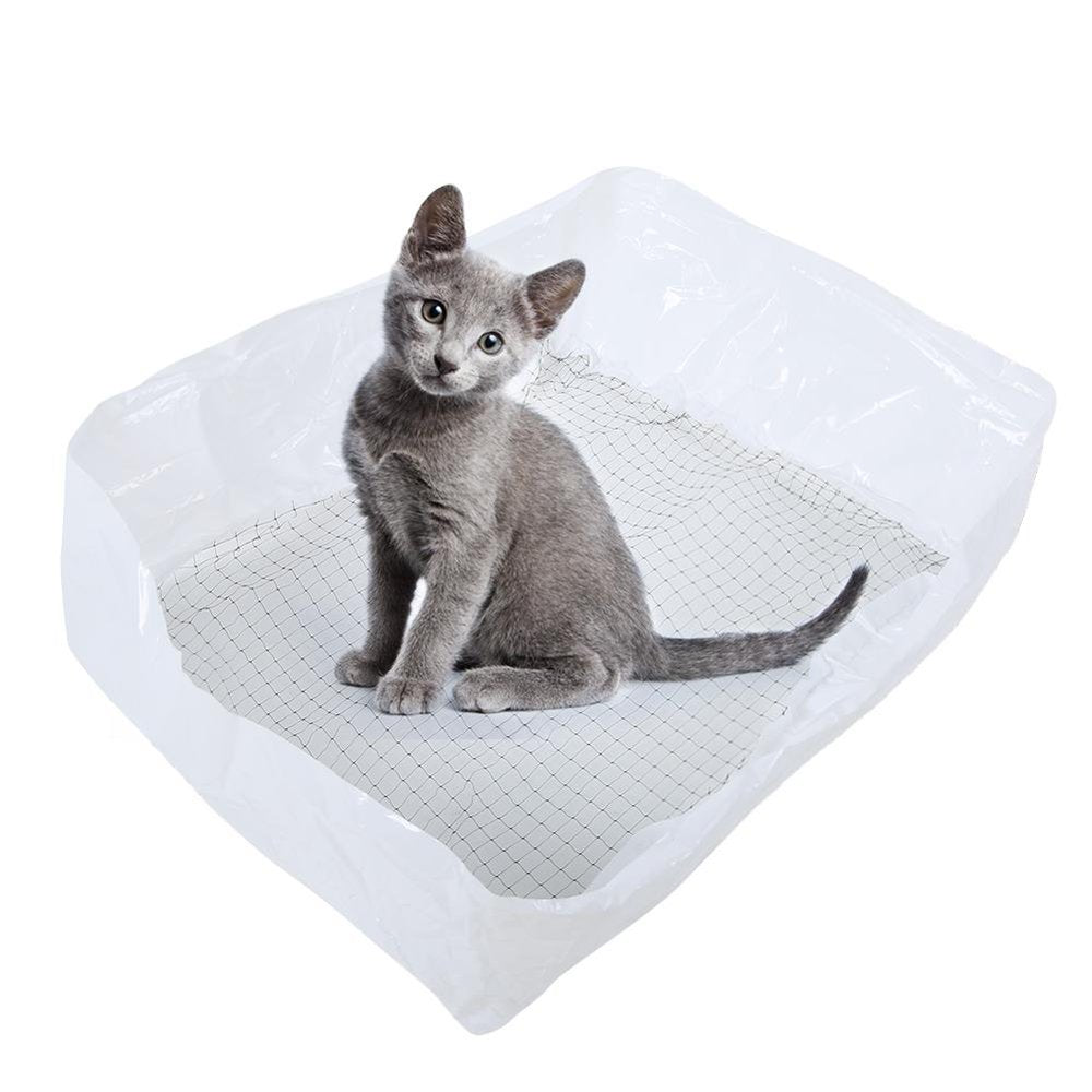 Tebru 20PCS Cat Litter Bags Nylon Cat Box Liners Filter Leaky Net Bag Deodorant Hygienic Kitten Cleaning Tools for Cats Pet Supplies Animals & Pet Supplies > Pet Supplies > Cat Supplies > Cat Litter Box Liners Tebru   