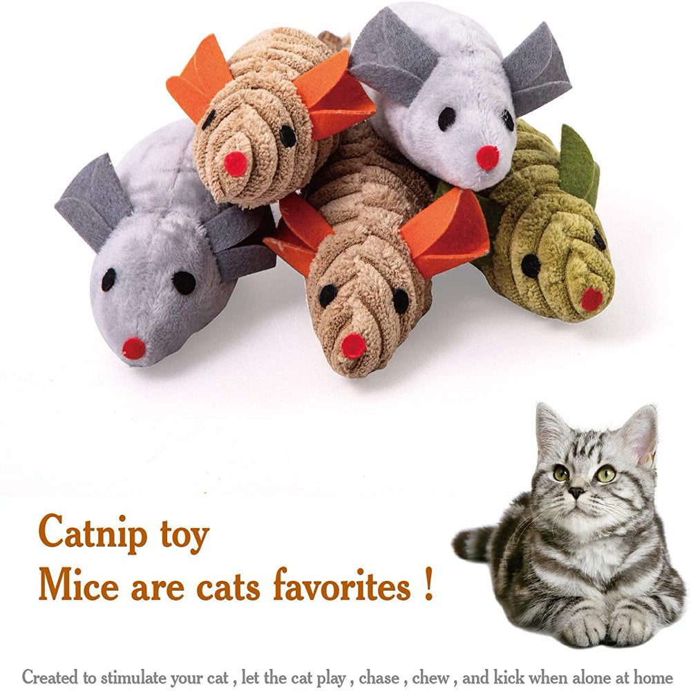 Catnip Cat Toy Plush Chew Mouse Pet Toy Interactive Teeth Clean for Indoor Cats and Kittens 3-Pack Animals & Pet Supplies > Pet Supplies > Cat Supplies > Cat Toys ZhouBian   