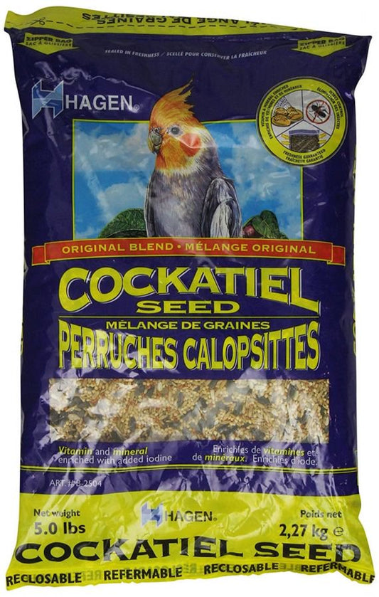 Hagen Cockatiel Staple VME Seed (5 Pound) (Pack of 1) Animals & Pet Supplies > Pet Supplies > Bird Supplies > Bird Treats Hagen   