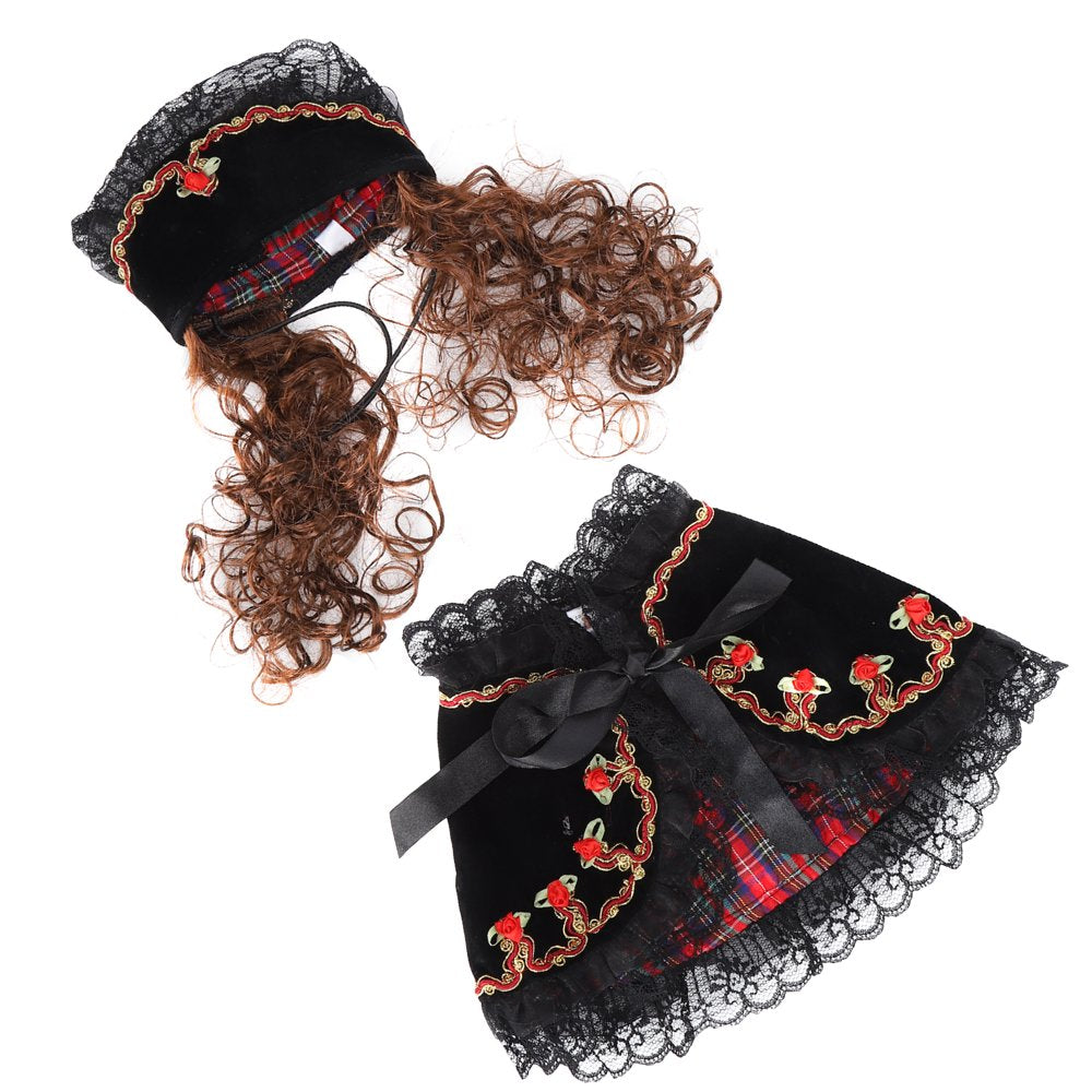 Cat Clothes, Cat Clothes for Cats Only Cat Costume for Puppies for Cats PF18 Rose Red S Animals &amp; Pet Supplies &gt; Pet Supplies &gt; Cat Supplies &gt; Cat Apparel LHCER PF19 black  