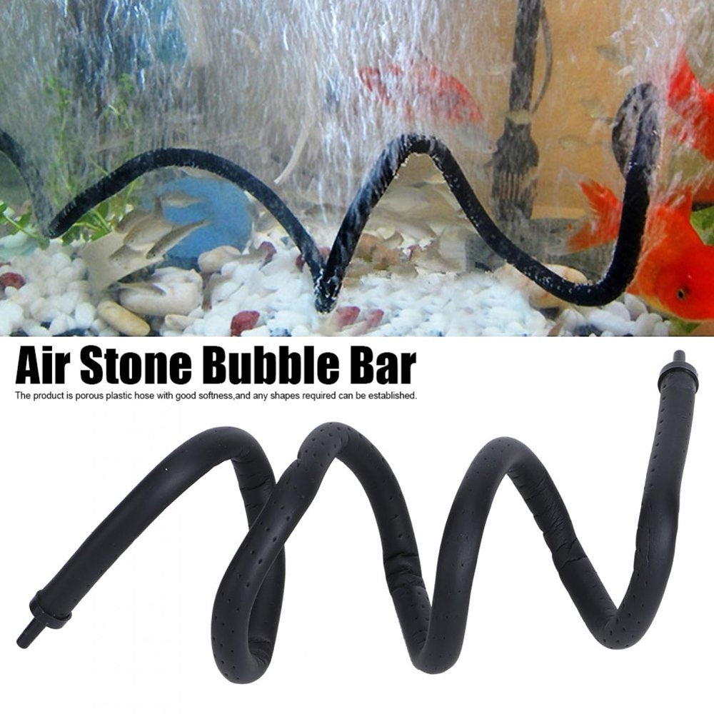 LYUMO Aquarium Air Stone Bubble Bar,Plastic Aquarium Air Stone Bubble Bar Fish Tank Landscape Oxygen Aeration Diffuser Tube Hose,Fish Tank Oxygen Diffuser Tube Animals & Pet Supplies > Pet Supplies > Fish Supplies > Aquarium Air Stones & Diffusers LYUMO   