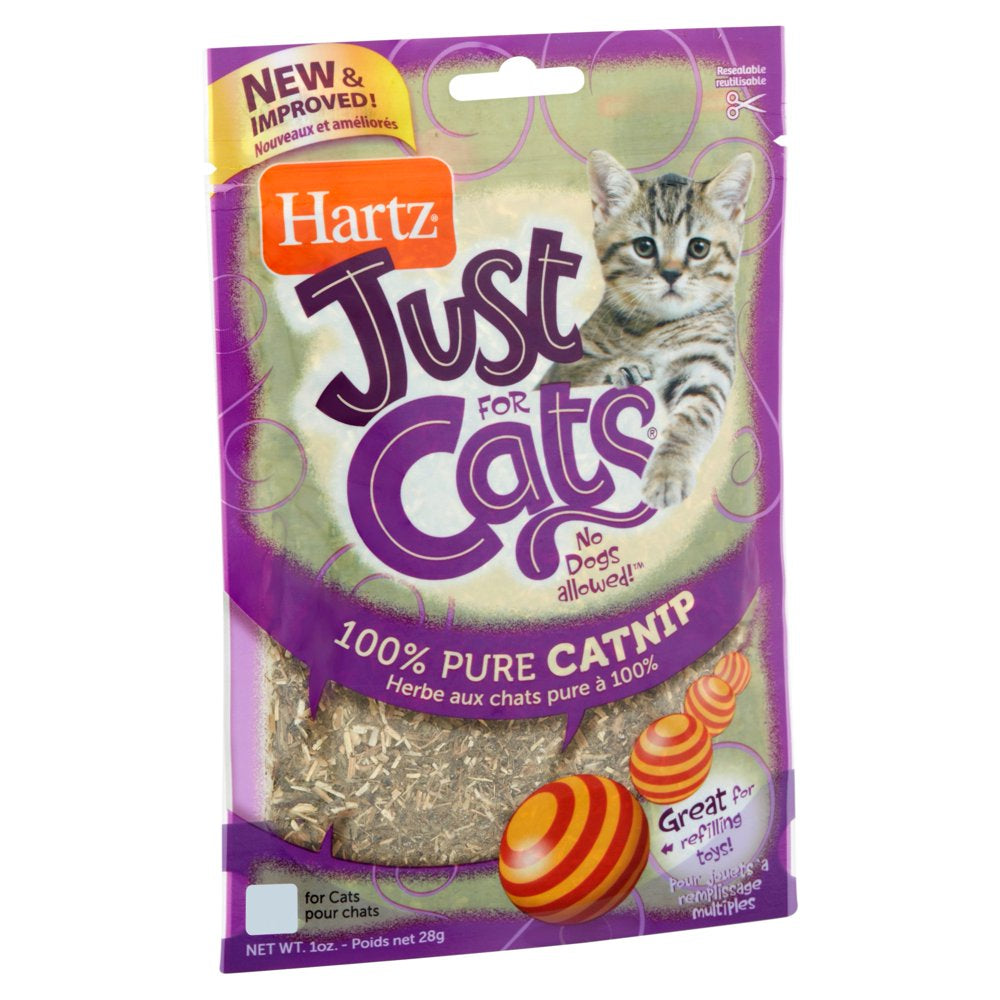 Hartz Just for Cats 100% Pure Catnip Cat Treats, 1.0 Oz. Animals & Pet Supplies > Pet Supplies > Cat Supplies > Cat Treats Hartz   