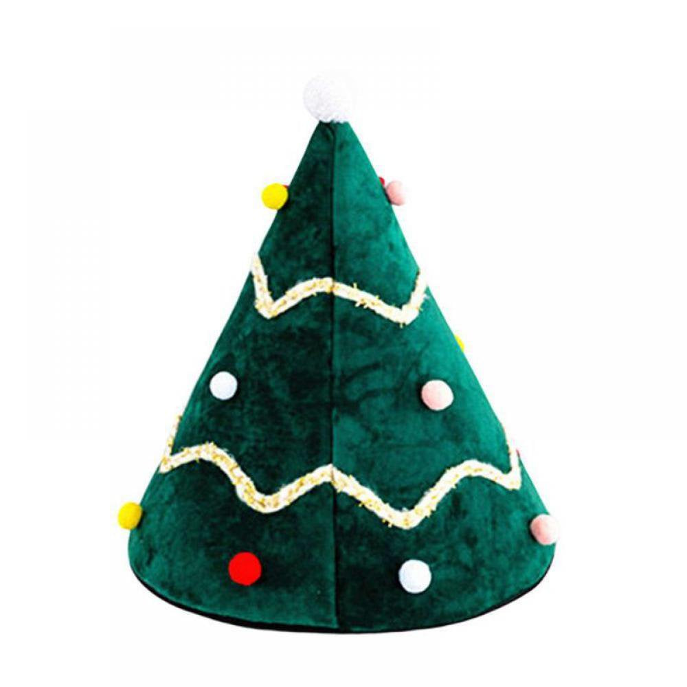 Christmas Tree Shape Pet Dog Cat Cave House Sleeping Bed Half Closed Christmas Warm Soft Winter Cats Dog Cage Bed Xmas Gift