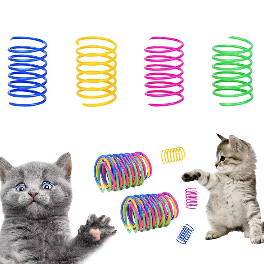 Carkira Colorful Bounce Interactive Cat Toys, Pack of Four Animals & Pet Supplies > Pet Supplies > Cat Supplies > Cat Toys Carkira   