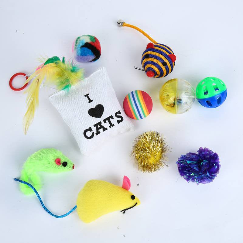 Weefy Toys Cat Lot Bulk Mice Balls Catnip Kitty Kitten Play Toy Treats Pet Animals & Pet Supplies > Pet Supplies > Cat Supplies > Cat Toys Weefy   