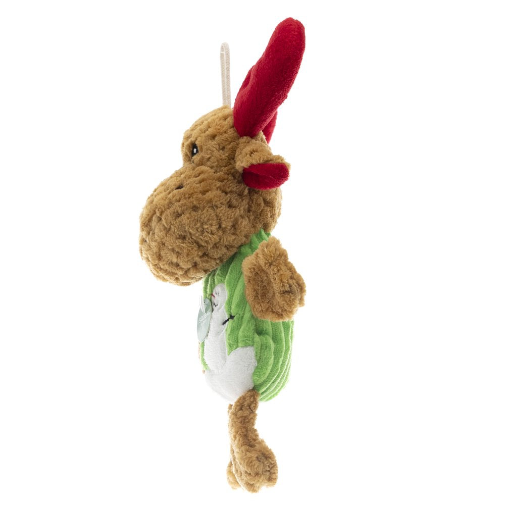 Vibrant Life Holiday 9.5-Inch Stuffed Plush Christmas Winter Reindeer Dog Toy Animals & Pet Supplies > Pet Supplies > Dog Supplies > Dog Toys Dan Dee International   