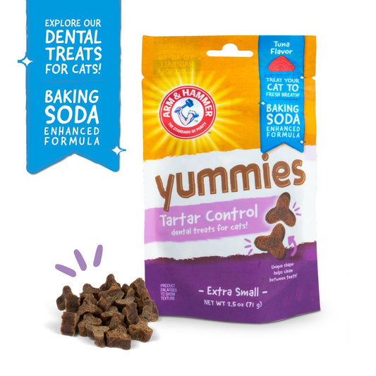 Arm & Hammer Cat Dental Care Yummies Cat Treats 2.5 Oz Bag Animals & Pet Supplies > Pet Supplies > Cat Supplies > Cat Treats Fetch for Pets   