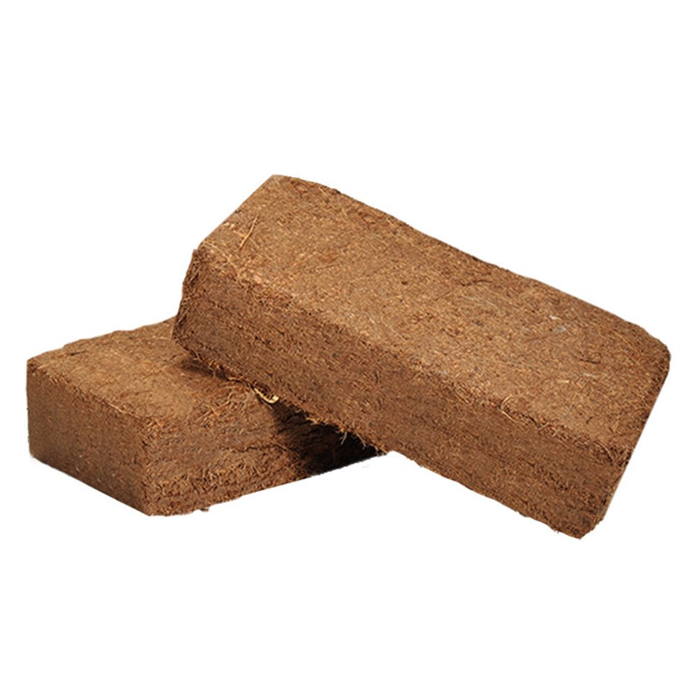 Coconut Brick Soil 21Oz Substrate for Reptiles Easy to Use Natural Fiber Reptile Bedding for Lizard Turtle Snake Frog