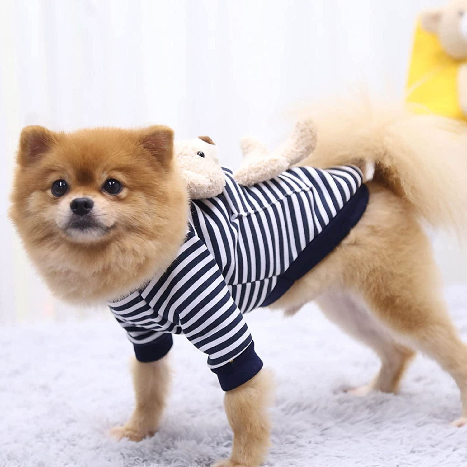 Female Dog Clothes Bulk Pocket Print Vest Soft Light-Weight T Shirts Gift for Puppy Bear Dogs and Cats plus Small Dogs Pet Clothes Animals & Pet Supplies > Pet Supplies > Dog Supplies > Dog Apparel HonpraD   