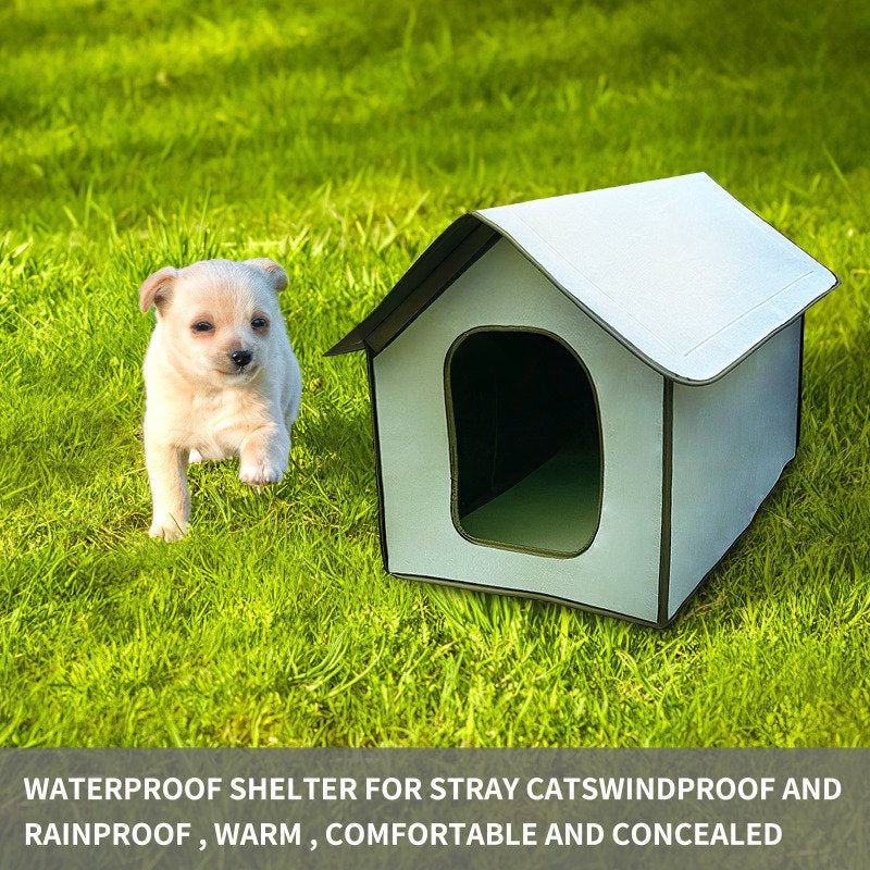 EVA Pet House Outdoor Cat and Kennel Dog Hut Pet Foldable Waterproof House Animals & Pet Supplies > Pet Supplies > Dog Supplies > Dog Houses wrea   