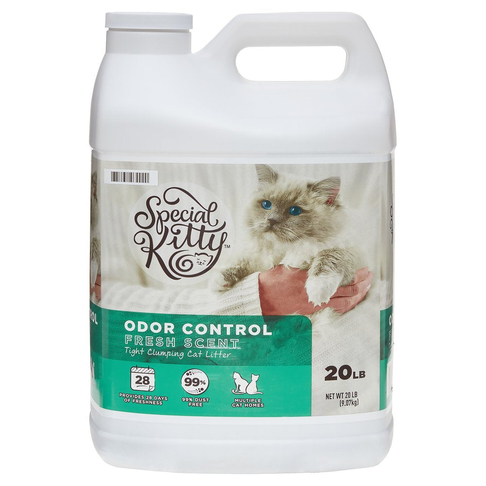 Special Kitty Odor Control Tight Clumping Cat Litter, Fresh Scent, 20 Lb Animals & Pet Supplies > Pet Supplies > Cat Supplies > Cat Litter Wal-Mart Stores, Inc. 20 lbs  