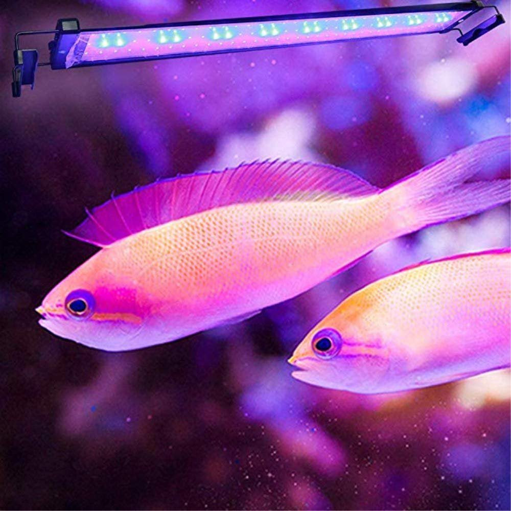 LED Aquarium Light, Fish Tank Light with Extendable Brackets, Light for Aquarium Fish Tank for Fresh and Salt Water Animals & Pet Supplies > Pet Supplies > Fish Supplies > Aquarium Lighting ImpecGear   