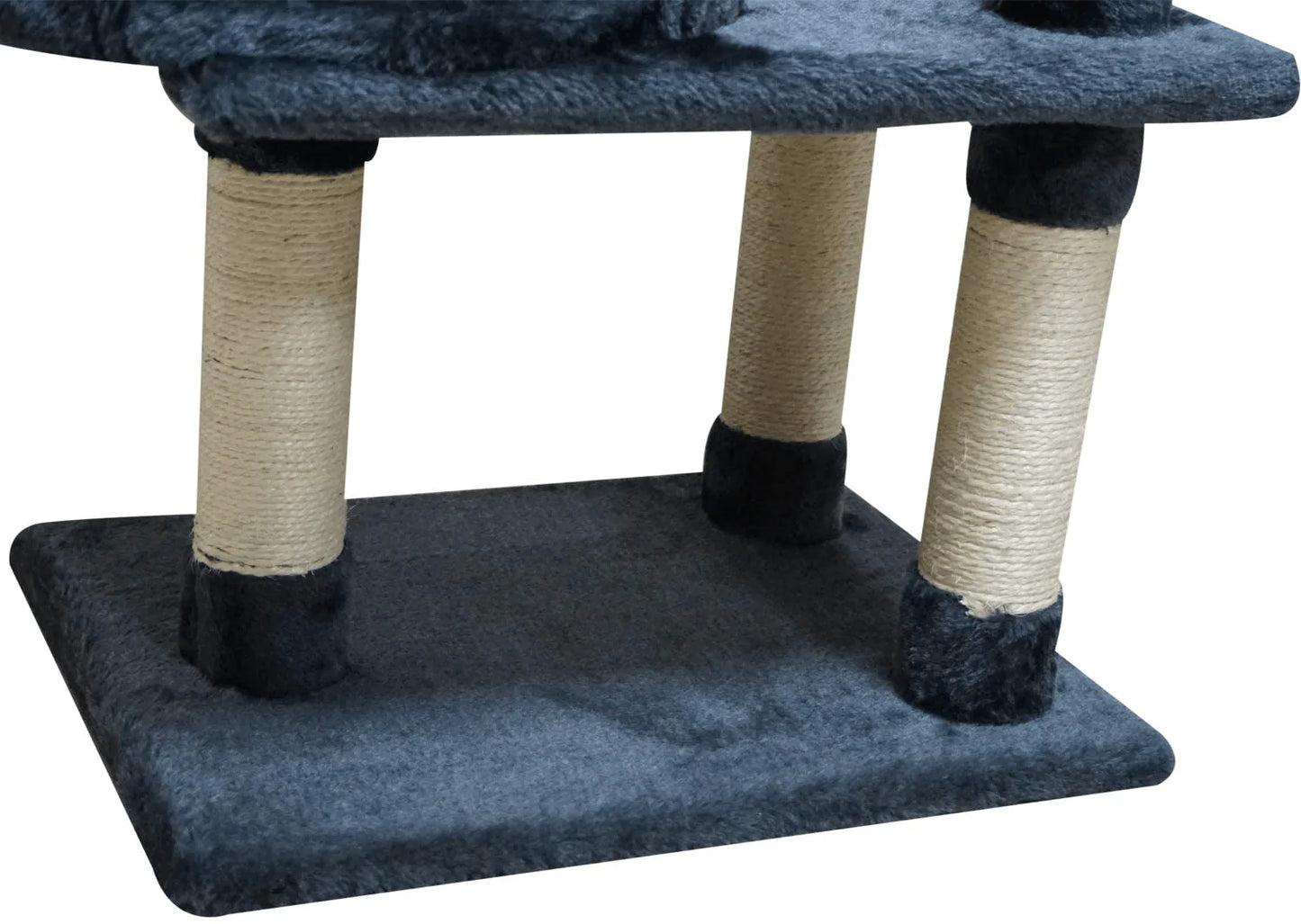 FISH&NAP Cat Tree Cat Tower Cat Condo Sisal Scratching Posts with Jump Platform Cat Furniture Activity Center Play House Grey Animals & Pet Supplies > Pet Supplies > Cat Supplies > Cat Furniture FISH&NAP   