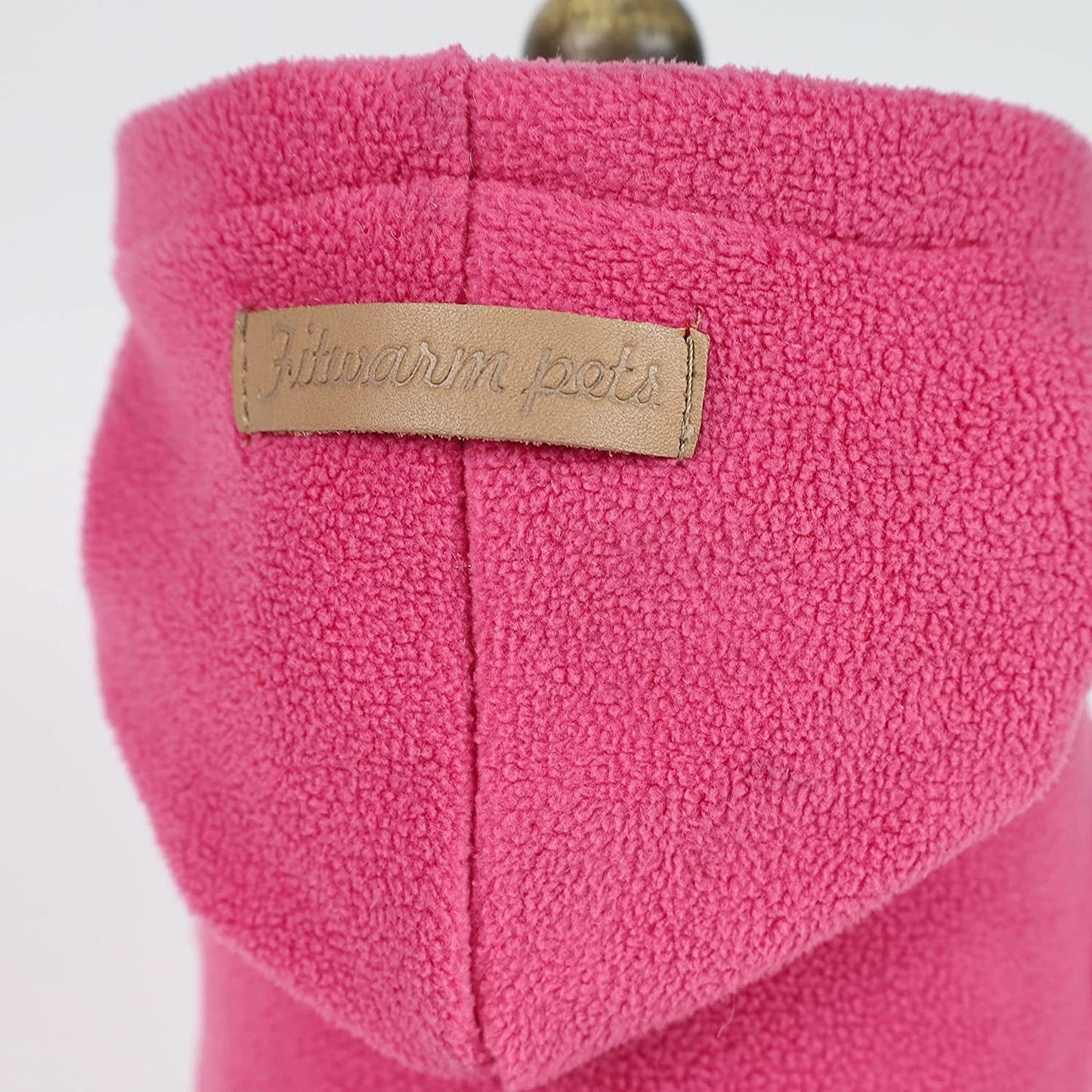 Fitwarm Soft Fleece Girl Dog Hoodie Dress Puppy Hooded Coat Thermal Outfit Doggie Vest Sweater Pet Winter Clothes Cat Jackets Pink X-Small Animals & Pet Supplies > Pet Supplies > Dog Supplies > Dog Apparel Fitwarm   