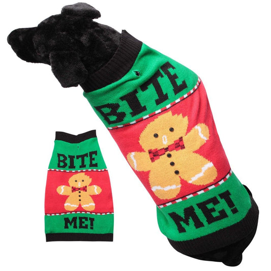 #Followme Dog Sweaters Clothes for Dogs 6834-327-XXXL (Bite Me, Dog Large) Animals & Pet Supplies > Pet Supplies > Dog Supplies > Dog Apparel Just Love Fashion Dog Large Bite Me 