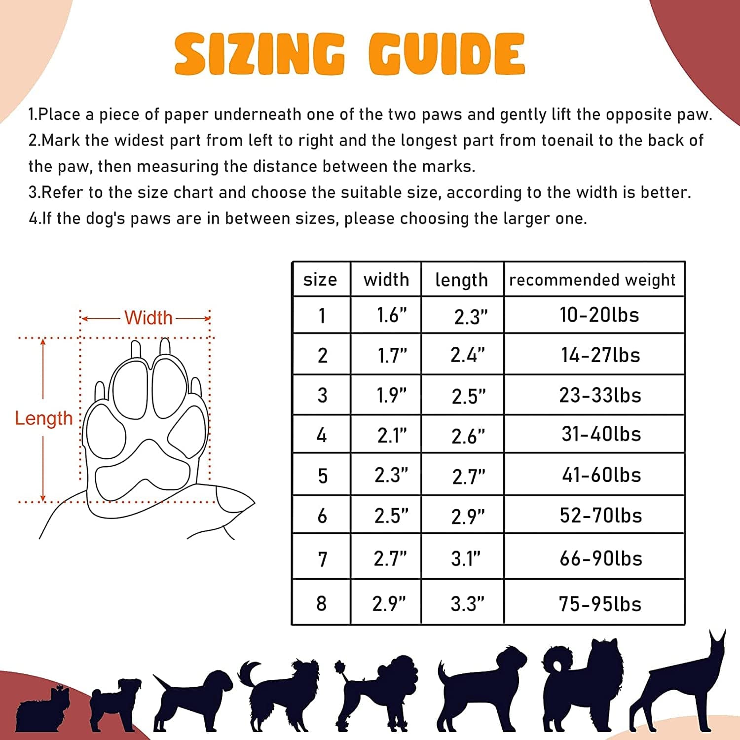 FREECHASE Dog Shoes for Large Dogs - Dog Booties for Medium Dogs, Dog Shoes for Hot Pavement, Dog Snow Boots with Waterproof Non-Slip Soles Reflective Straps 4PCS Animals & Pet Supplies > Pet Supplies > Dog Supplies > Dog Apparel Freechase   