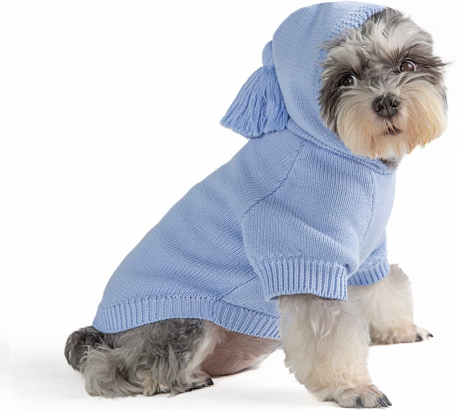 𝐁𝐄𝐒𝐓 𝐆𝐈𝐅𝐓 Furryilla Dog Hoodies Dog Sweaters for Small Medium Large Dogs with Leash Hole, Small Medium Large Big Dog Christmas Warm Easy on Sweater Coats Hooded Sweatshirt Fleece Dog Hoodies Animals & Pet Supplies > Pet Supplies > Dog Supplies > Dog Apparel Furryilla   