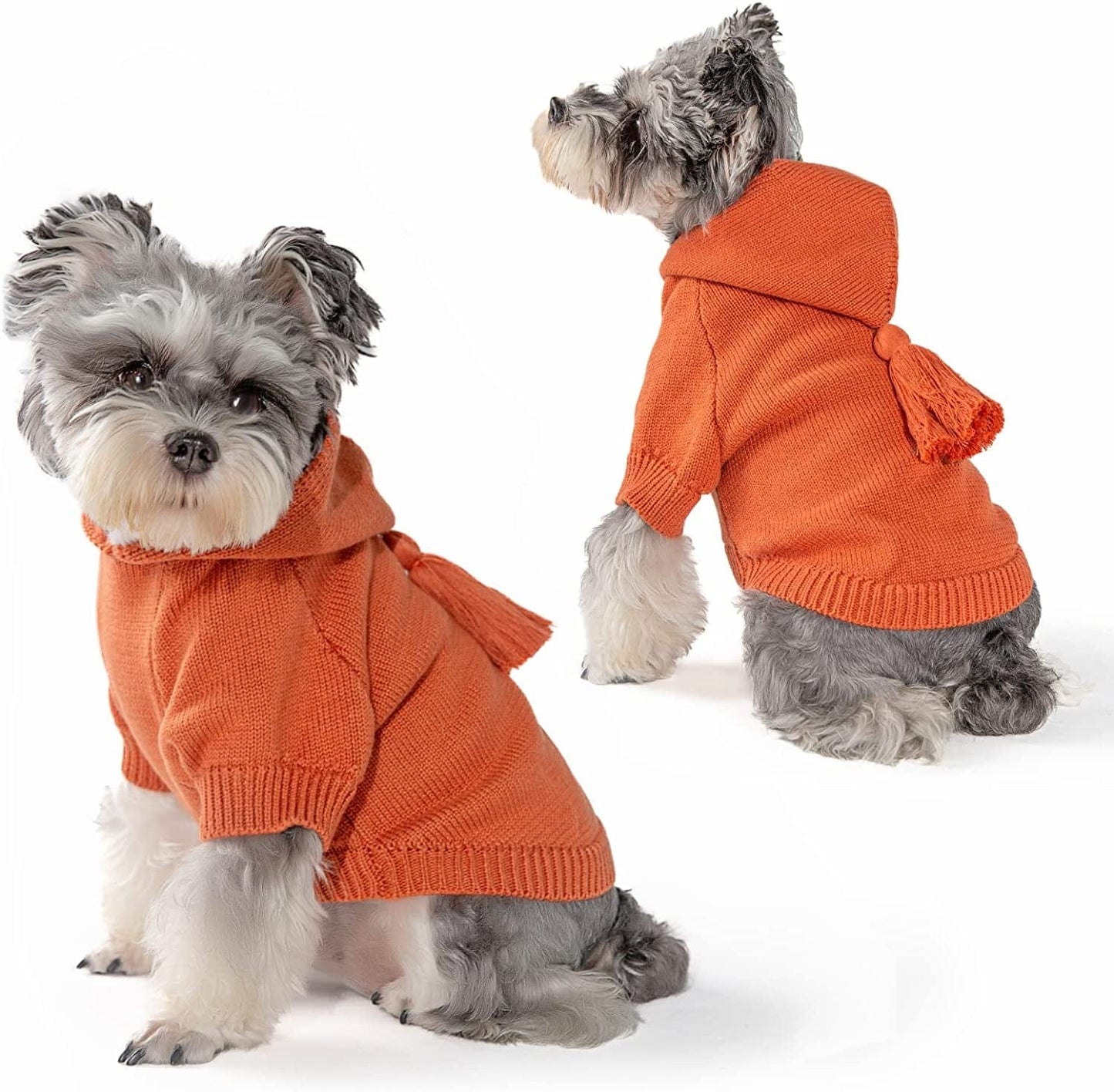 𝐁𝐄𝐒𝐓 𝐆𝐈𝐅𝐓 Furryilla Dog Hoodies Dog Sweaters for Small Medium Large Dogs with Leash Hole, Small Medium Large Big Dog Christmas Warm Easy on Sweater Coats Hooded Sweatshirt Fleece Dog Hoodies Animals & Pet Supplies > Pet Supplies > Dog Supplies > Dog Apparel Furryilla Coral Red Dog Hoodie X-Small 