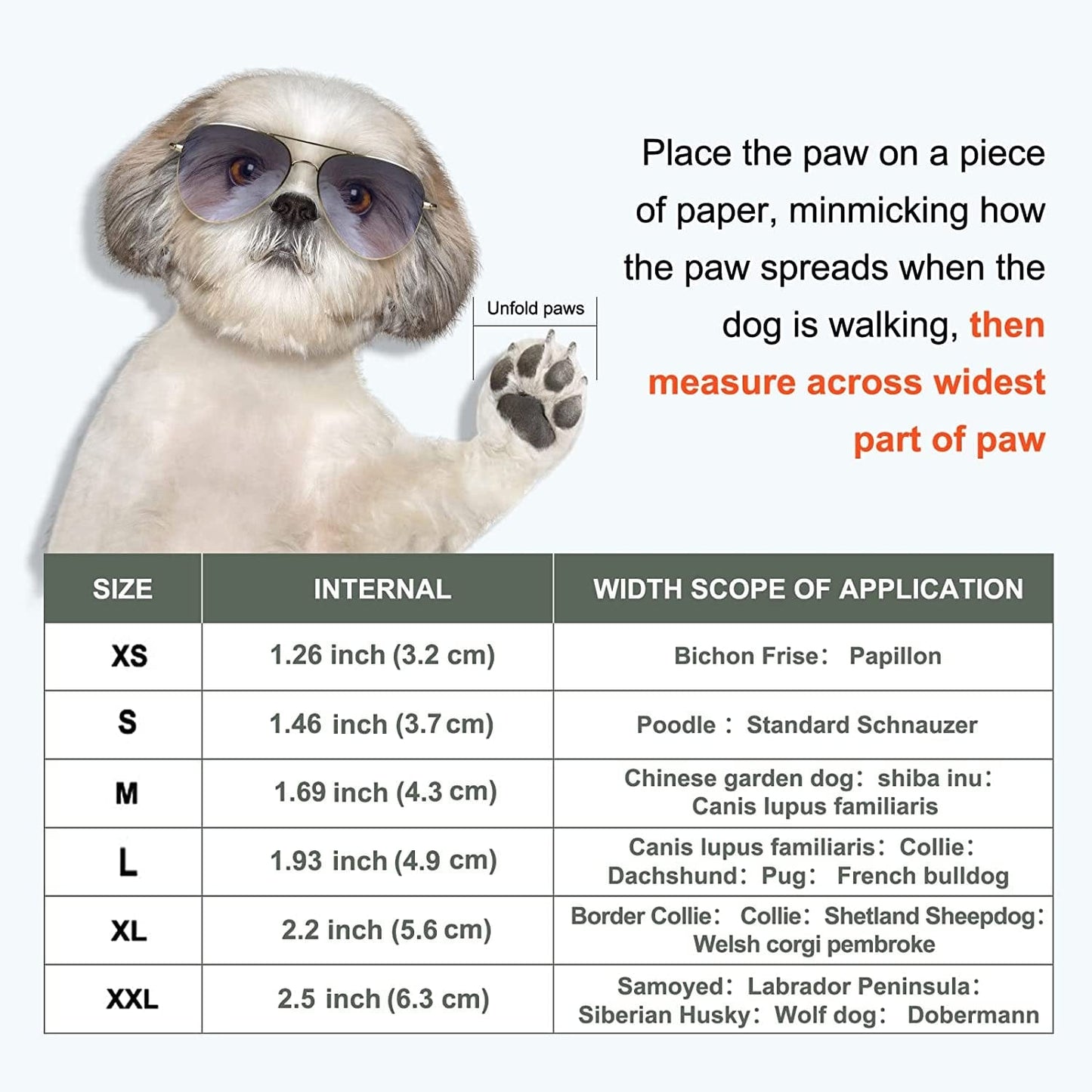 FURTIME Dog Shoes Paw Protectors for Small Medium Large Dogs Boots with Reflective Strips Rugged Anti-Slip Rubber Sole for Outdoor Walking Winter Snow 4Pcs/Set Animals & Pet Supplies > Pet Supplies > Dog Supplies > Dog Apparel FURTIME   