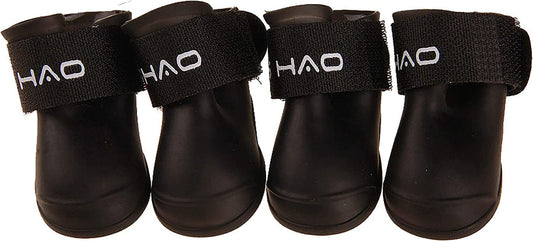 Gabefish Waterproof Silicone Dogs Rain Boots, Rainy Days Shoes for Dogs, Outdoor Puppy Paw Protector with Straps Black 2X-Large Animals & Pet Supplies > Pet Supplies > Dog Supplies > Dog Apparel GabeFish Black XX-Large 