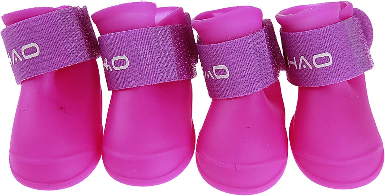 Gabefish Waterproof Silicone Dogs Rain Boots, Rainy Days Shoes for Dogs, Outdoor Puppy Paw Protector with Straps Black 2X-Large Animals & Pet Supplies > Pet Supplies > Dog Supplies > Dog Apparel GabeFish Purple Medium 