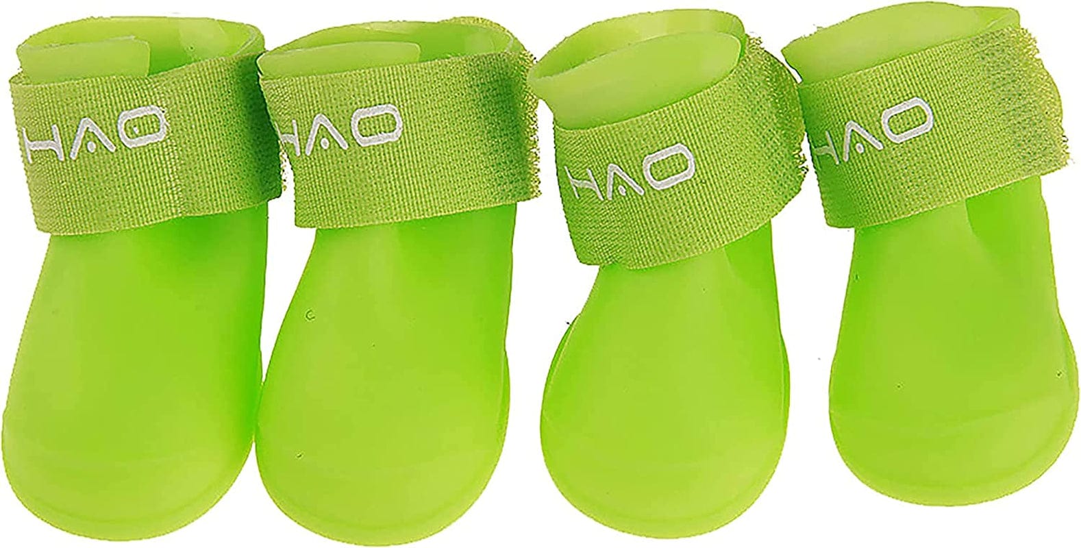 Gabefish Waterproof Silicone Dogs Rain Boots, Rainy Days Shoes for Dogs, Outdoor Puppy Paw Protector with Straps Black 2X-Large Animals & Pet Supplies > Pet Supplies > Dog Supplies > Dog Apparel GabeFish Green Medium 