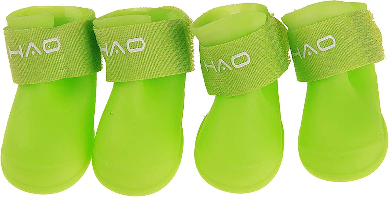 Gabefish Waterproof Silicone Dogs Rain Boots, Rainy Days Shoes for Dogs, Outdoor Puppy Paw Protector with Straps Black 2X-Large Animals & Pet Supplies > Pet Supplies > Dog Supplies > Dog Apparel GabeFish Green Small 