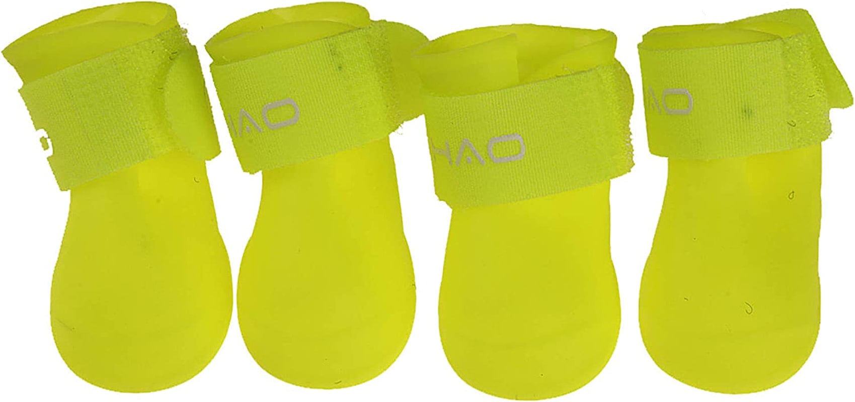 Gabefish Waterproof Silicone Dogs Rain Boots, Rainy Days Shoes for Dogs, Outdoor Puppy Paw Protector with Straps Black 2X-Large Animals & Pet Supplies > Pet Supplies > Dog Supplies > Dog Apparel GabeFish Yellow Large 