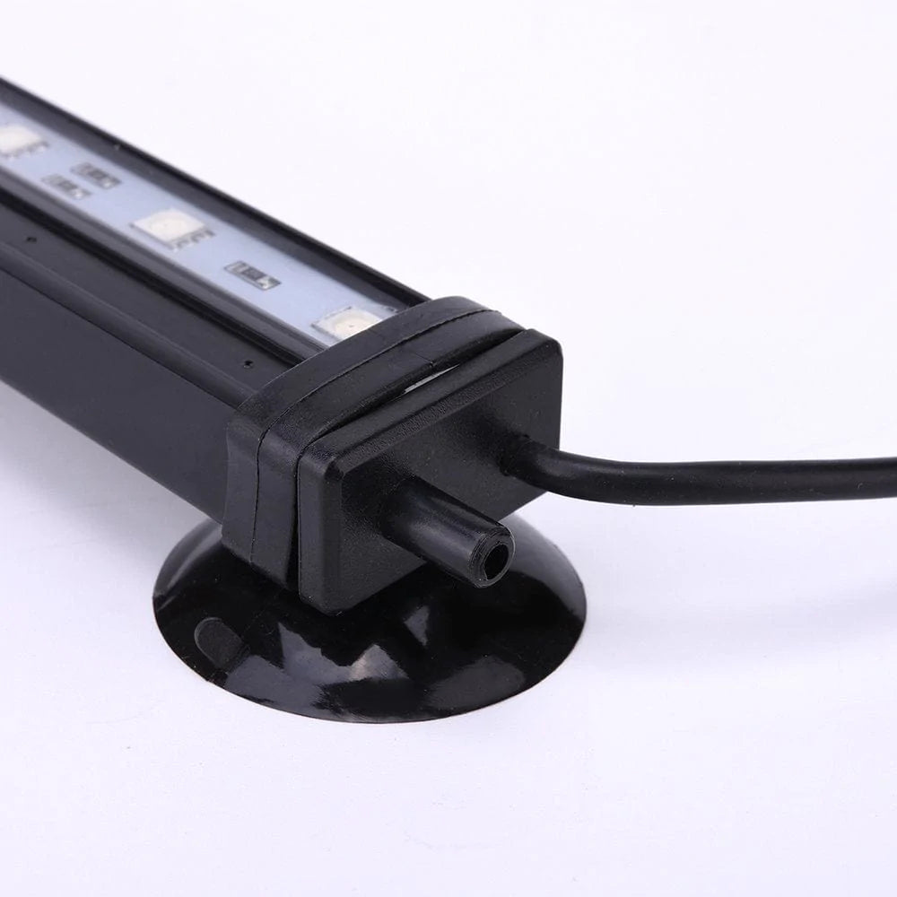 Gadvery 5050 RGB LED LED Aquarium Fish Tank Light, Air Bubble Lamp, Submersible Light with Remote Control, Making Oxygen