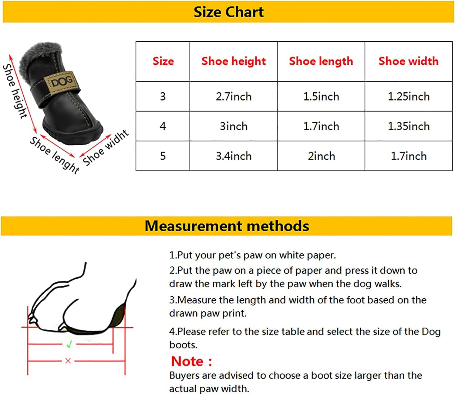 GKYZBB PU Leather Dog Booties Warm and Waterproof Non-Slip Dog Boots & Paw Protectors,Dog Shoes Suitable for Medium and Small Dogs (Black, 3) Animals & Pet Supplies > Pet Supplies > Dog Supplies > Dog Apparel GKYZBB   