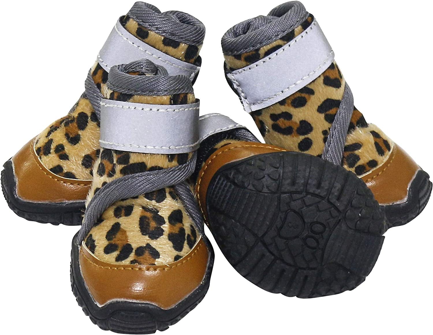 GLE2016 Dog Boot,Waterproof Rugged Pet Dog Shoes Puppy Rain Boots Outdoor Indoor Shoes Large Dog Boots Non Slip Black Rubber Sole Reflective Velcro Strap Breathable Paw Protectors (#3, Green) Animals & Pet Supplies > Pet Supplies > Dog Supplies > Dog Apparel GLE2016 Gray #3 