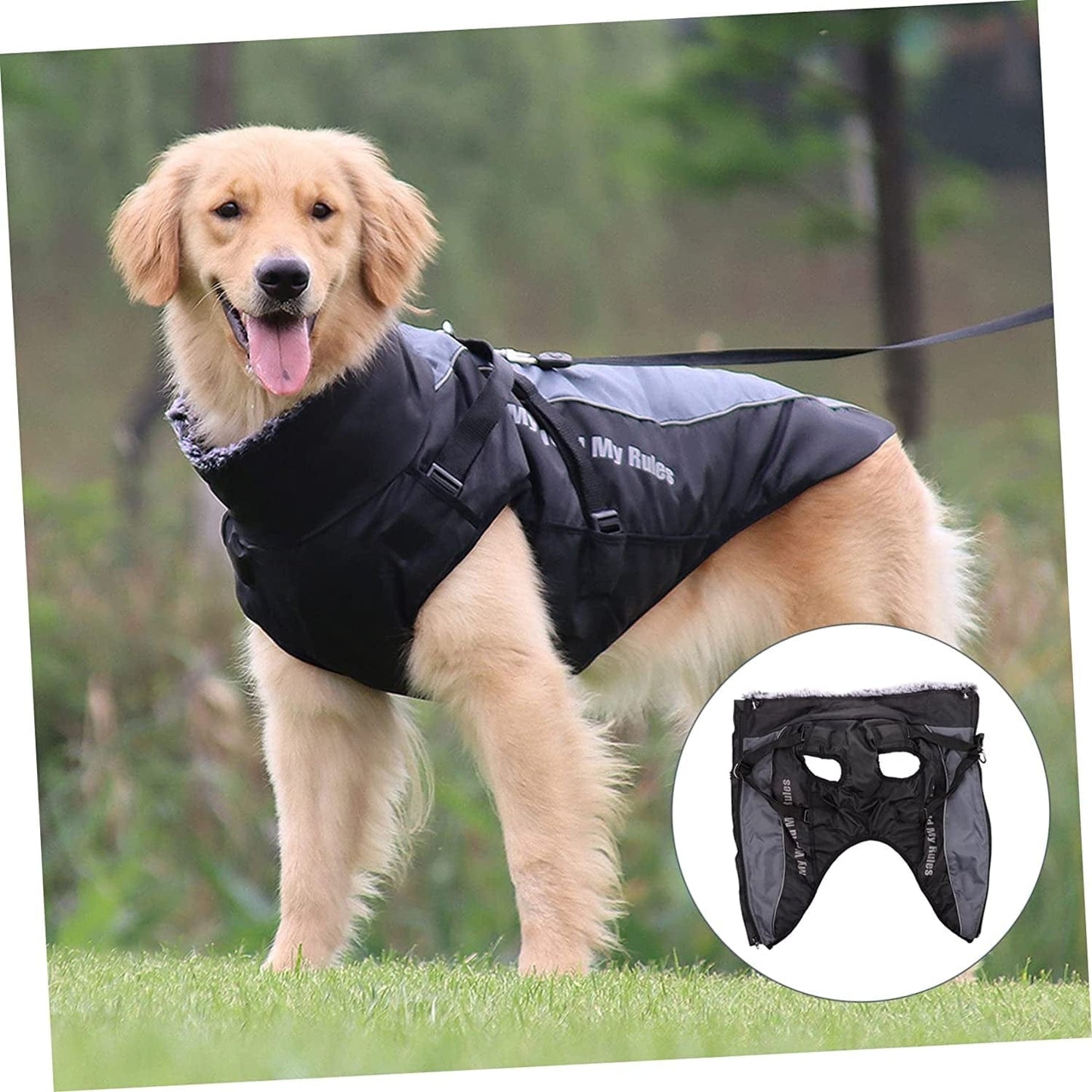 GLSTOY 1Pc Pet Jacket Heat up Jacket Female Dog Clothes Heated Vest Warm Dog Coat Female Dog Shirt Dog Winter Coat Animal Apparel Dog Coat Animal Clothes Heating Puppy Silk Floss Animals & Pet Supplies > Pet Supplies > Dog Supplies > Dog Apparel GLSTOY   