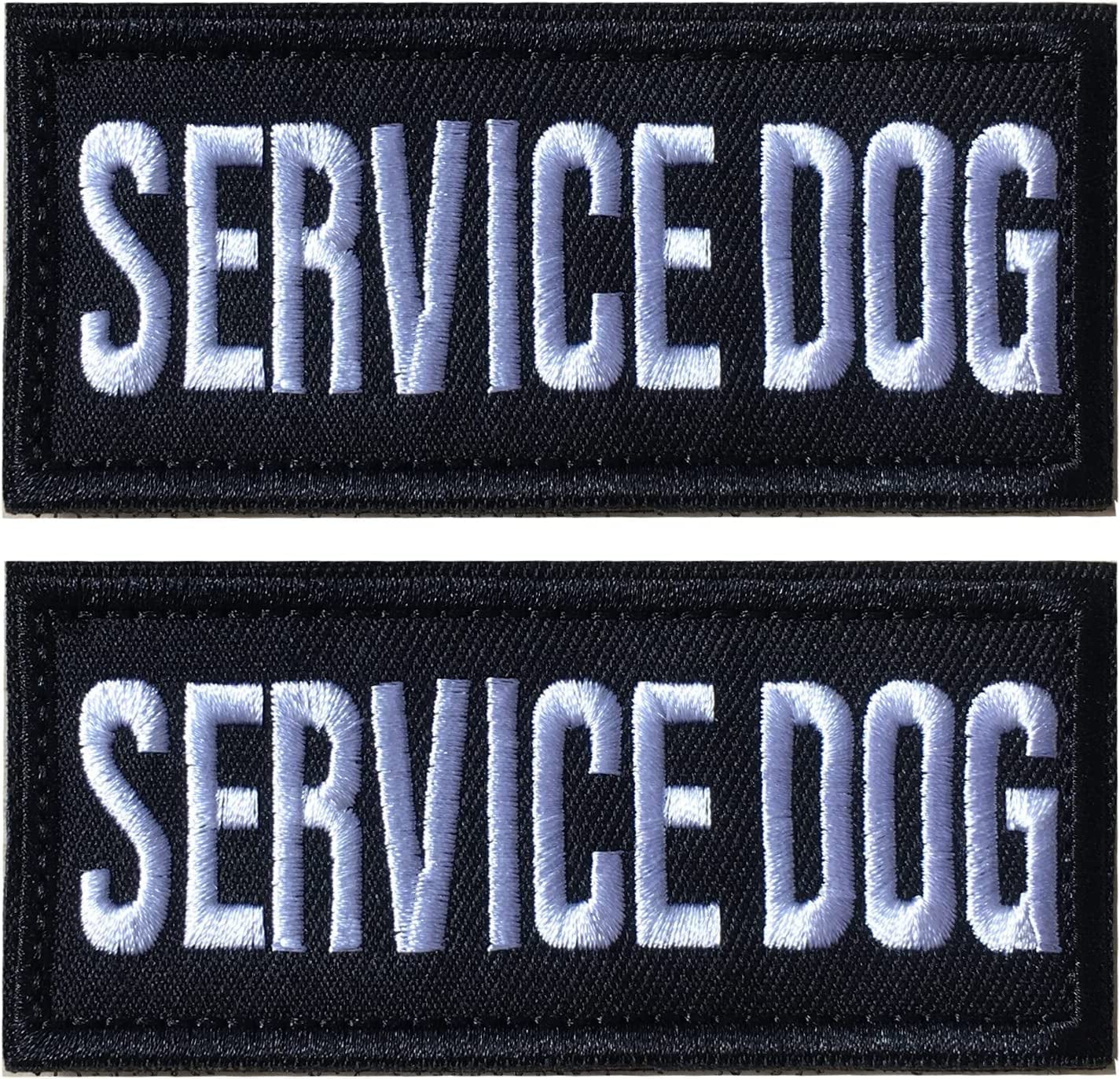 GYGYL 12Pcs Service Dog Patches, Ask to Pet Do Not Pet Patch, Tactical Pet in Training, Embroidered Fastener Hook and Loop Patch for Dog Vest Harnesses Collars Animals & Pet Supplies > Pet Supplies > Dog Supplies > Dog Apparel GUYI 1-SERVICE DOG  