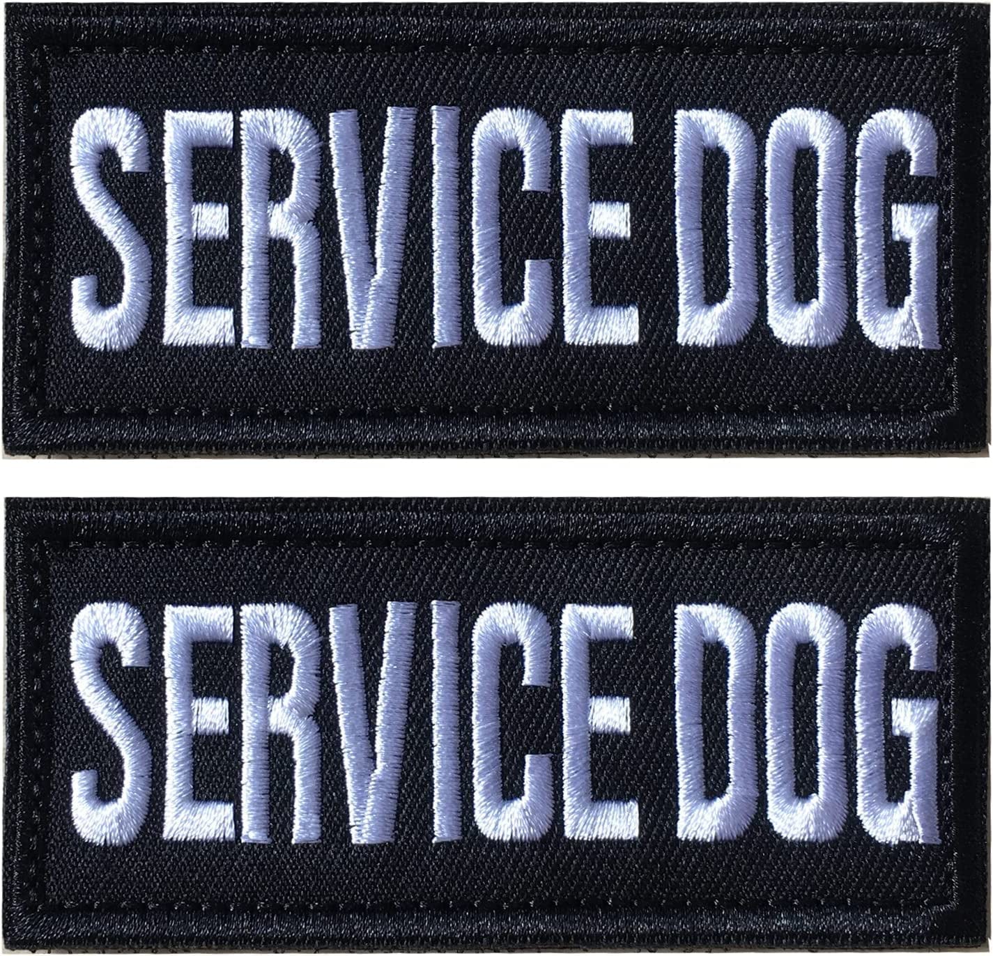 GYGYL 12Pcs Service Dog Patches, Ask to Pet Do Not Pet Patch, Tactical Pet  in Training, Embroidered Fastener Hook and Loop Patch for Dog Vest